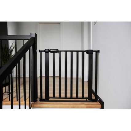 KINDERKRAFT - Bezpečnostná zábrana LOCK&GO 75-103 cm čierna