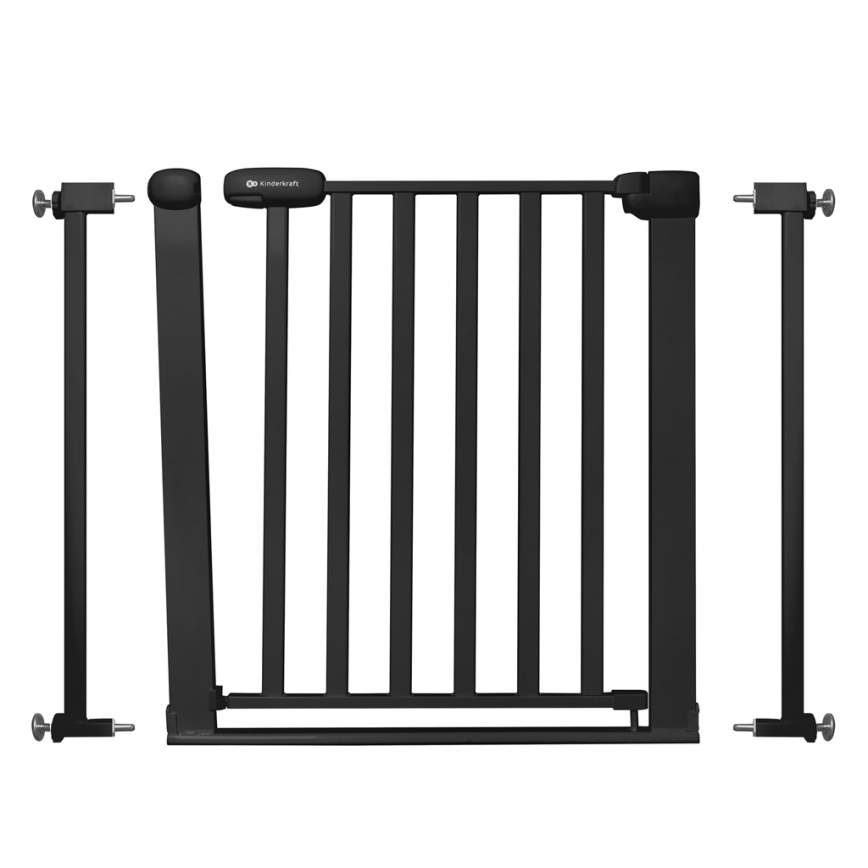 KINDERKRAFT - Bezpečnostná zábrana LOCK&GO 75-103 cm čierna