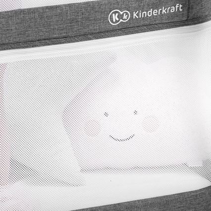 KINDERKRAFT - Cestovná postieľka 4v1 SOFI šedá
