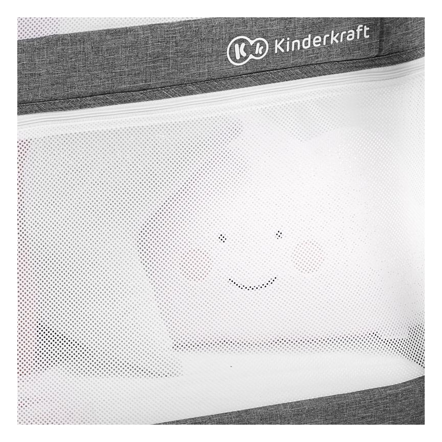 KINDERKRAFT - Cestovná postieľka 4v1 SOFI šedá