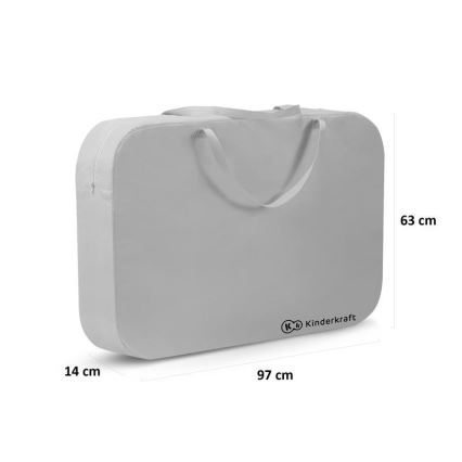 KINDERKRAFT - Cestovná postieľka 4v1 SOFI šedá