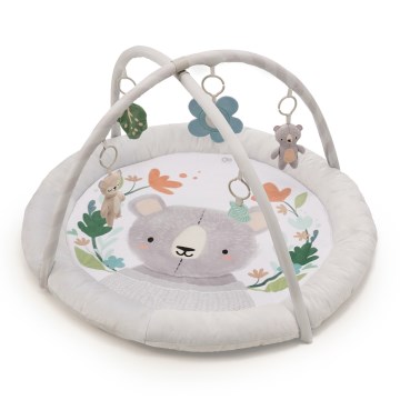 KINDERKRAFT - Detská hracia deka COZYPLAY sivá