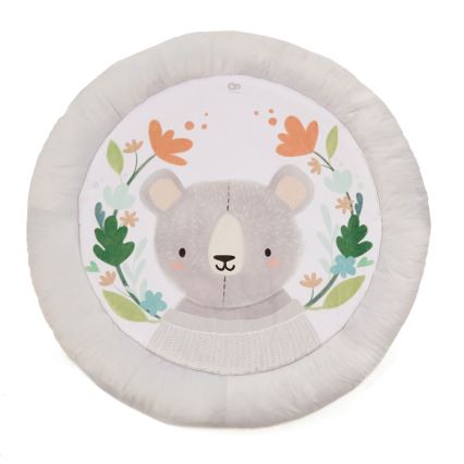 KINDERKRAFT - Detská hracia deka COZYPLAY sivá