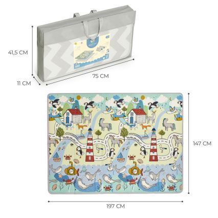 KINDERKRAFT - Detská hracia podložka MATTY 2