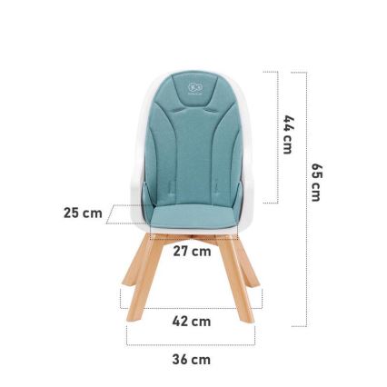 KINDERKRAFT - Detská jedálenská stolička 2v1 TIXI ružová