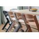 KINDERKRAFT - Detská jedálenská stolička s polstrovaním ENOCK šedá