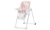 KINDERKRAFT - Detská jedálenská stolička YUMMY ružová/biela