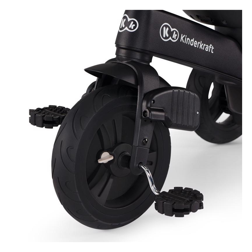 KINDERKRAFT - Detská trojkolka 5v1 EASYTWIST béžová/čierna