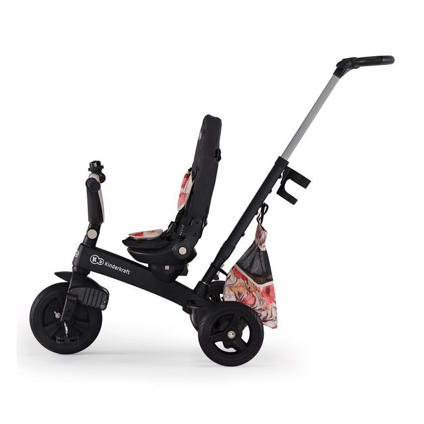 KINDERKRAFT - Detská trojkolka 5v1 EASYTWIST béžová/čierna