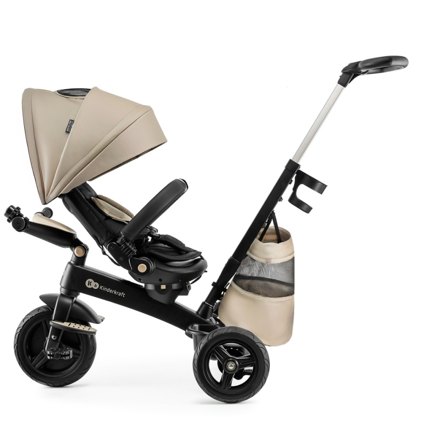 KINDERKRAFT - Detská trojkolka 5v1 EASYTWIST béžová
