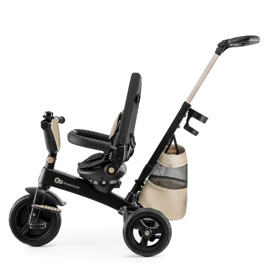 KINDERKRAFT - Detská trojkolka 5v1 EASYTWIST béžová