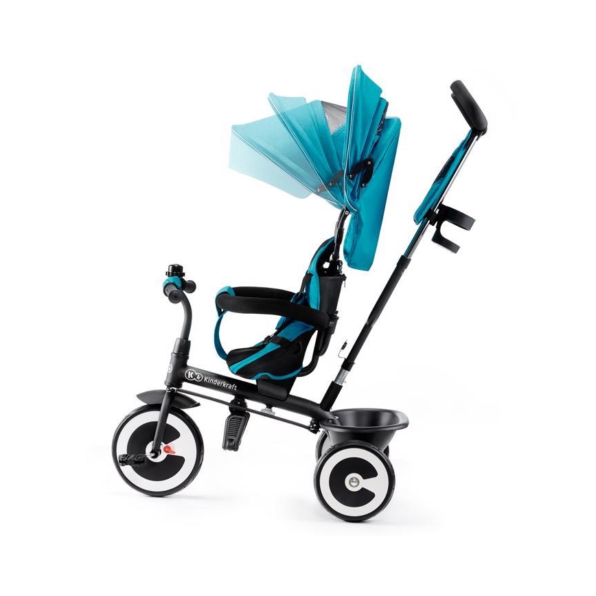 KINDERKRAFT - Detská trojkolka ASTON tyrkysová