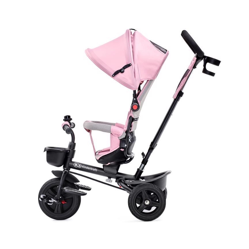 KINDERKRAFT - Detská trojkolka AVEO ružová