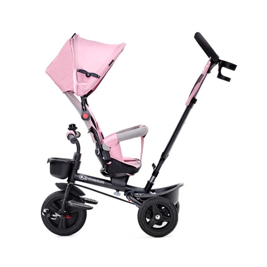 KINDERKRAFT - Detská trojkolka AVEO ružová