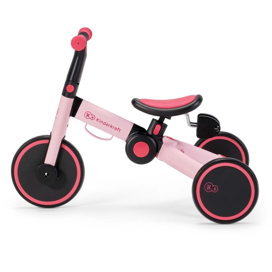 KINDERKRAFT - Detské odrážadlo 3v1 4TRIKE ružová