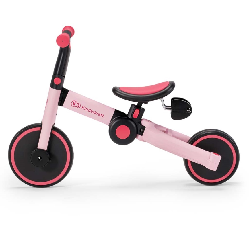 KINDERKRAFT - Detské odrážadlo 3v1 4TRIKE ružová
