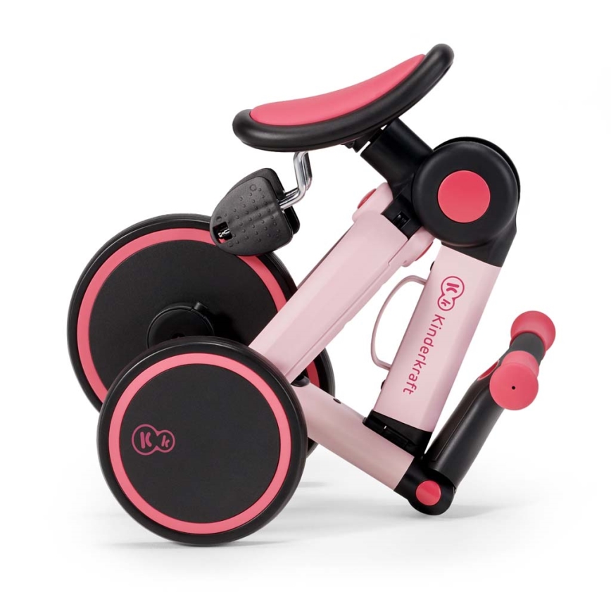 KINDERKRAFT - Detské odrážadlo 3v1 4TRIKE ružová