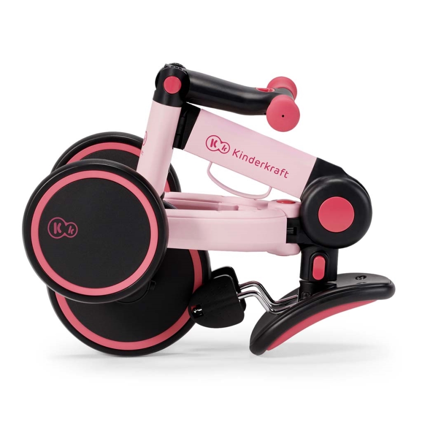 KINDERKRAFT - Detské odrážadlo 3v1 4TRIKE ružová