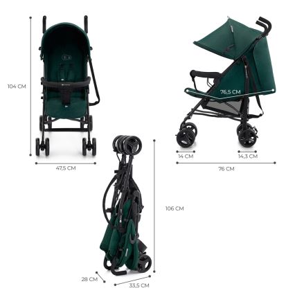 KINDERKRAFT - Golfový kočík TIK béžová
