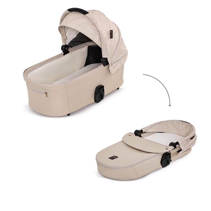 KINDERKRAFT - Kombinovaný kočík 2 v 1 NEA 2 Dune Whisper Bizuu