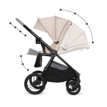 KINDERKRAFT - Kombinovaný kočík 2 v 1 NEA 2 Dune Whisper Bizuu