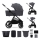 KINDERKRAFT - Kombinovaný kočík 2v1 NEA 2 Dark grey