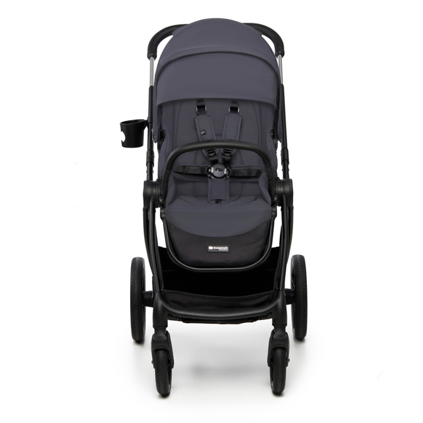 KINDERKRAFT - Kombinovaný kočík 2v1 NEA 2 Dark grey