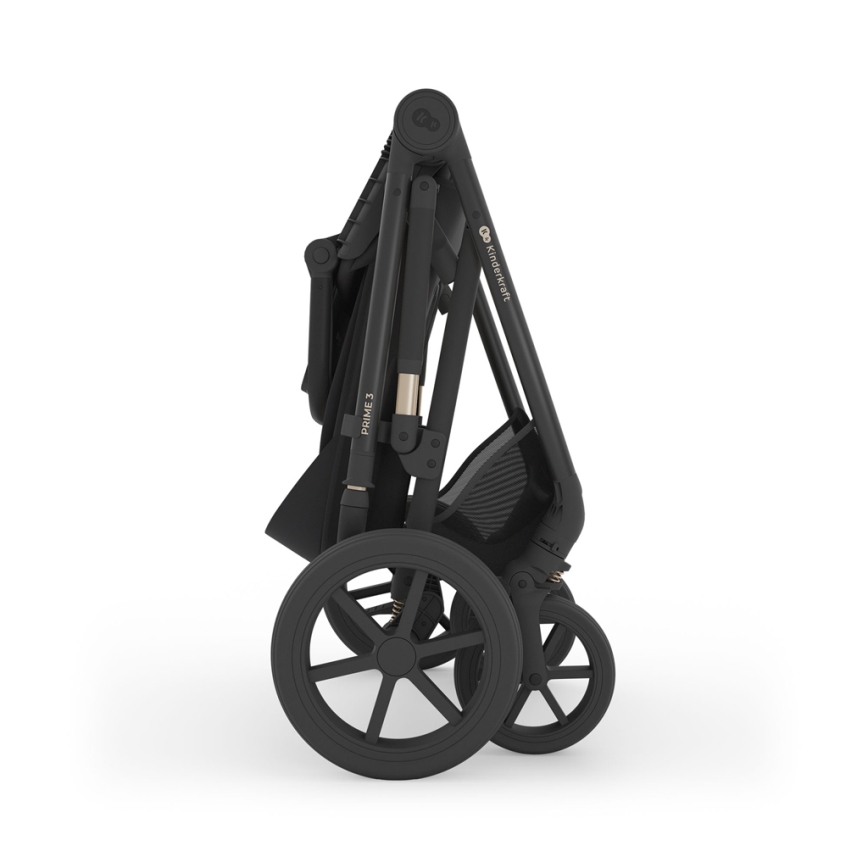 KINDERKRAFT - Kombinovaný kočík 3 v 1 PRIME 3 Venezian čierny