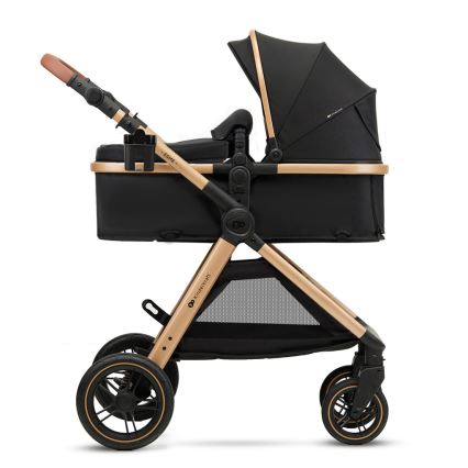 KINDERKRAFT - Kombinovaný kočík 3v1 ESME Pure black + autosedačka MINK PRO