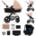 KINDERKRAFT - Kombinovaný kočík 3v1 MOOV 2 AIR Sand beige + autosedačka MINK PRO