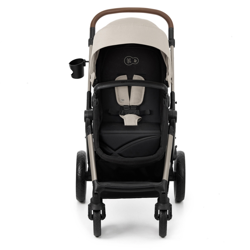 KINDERKRAFT - Kombinovaný kočík 3v1 MOOV 2 Moonlight grey + autosedačka MINK PRO