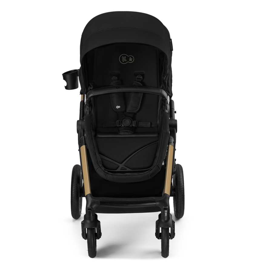 KINDERKRAFT - Kombinovaný kočík 3v1 MOOV 2 XL Air Black