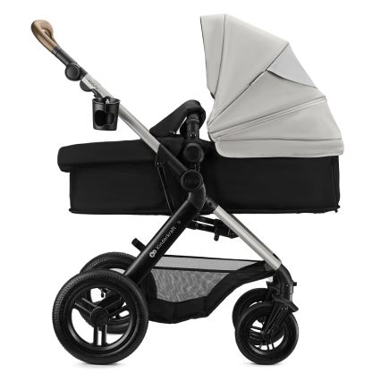 KINDERKRAFT - Kombinovaný kočík 3v1 MOOV 2 XL Air Grey