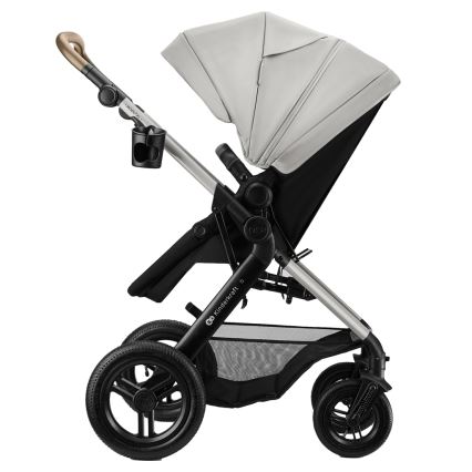 KINDERKRAFT - Kombinovaný kočík 3v1 MOOV 2 XL Air Grey