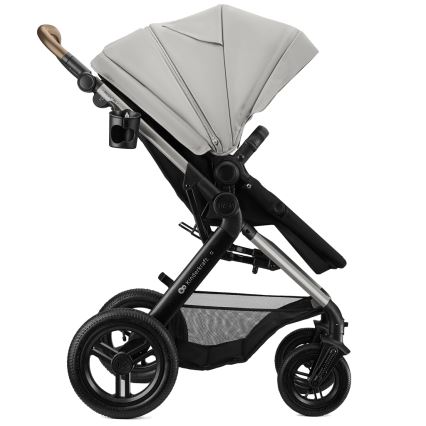 KINDERKRAFT - Kombinovaný kočík 3v1 MOOV 2 XL Air Grey