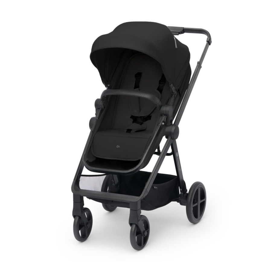KINDERKRAFT - Kombinovaný kočík 3v1 NEWLY Classic black  + autosedačka MINK PRO