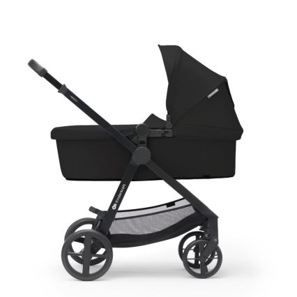 KINDERKRAFT - Kombinovaný kočík 3v1 NEWLY Classic black  + autosedačka MINK PRO