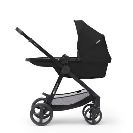 KINDERKRAFT - Kombinovaný kočík 3v1 NEWLY Classic black  + autosedačka MINK PRO