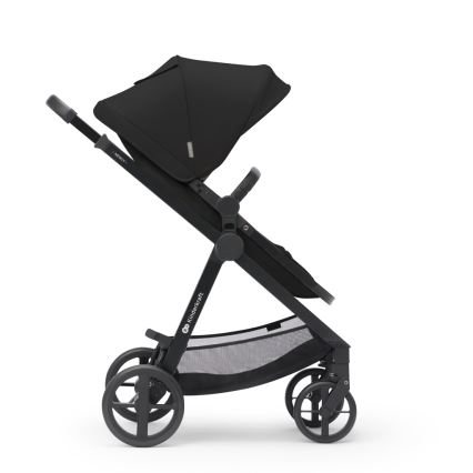 KINDERKRAFT - Kombinovaný kočík 3v1 NEWLY Classic black  + autosedačka MINK PRO