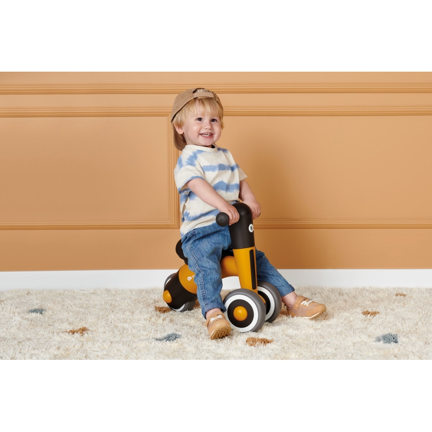 KINDERKRAFT - Odrážadlo MINIBI Premium oranžová/šedá