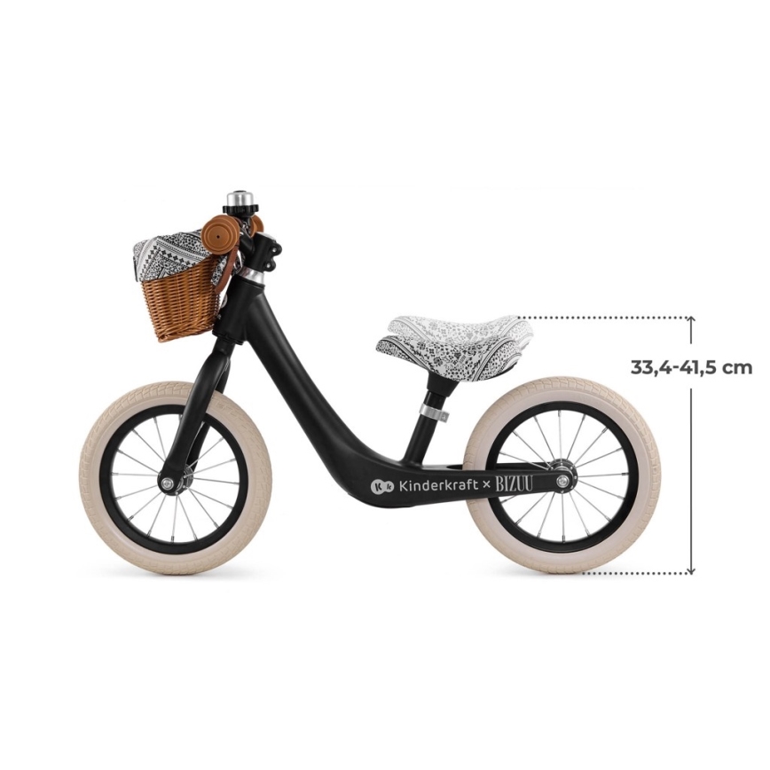 KINDERKRAFT - Odrážadlo RAPID 2 Lunar Black Bizuu