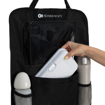 KINDERKRAFT - Organizér do auta čierny