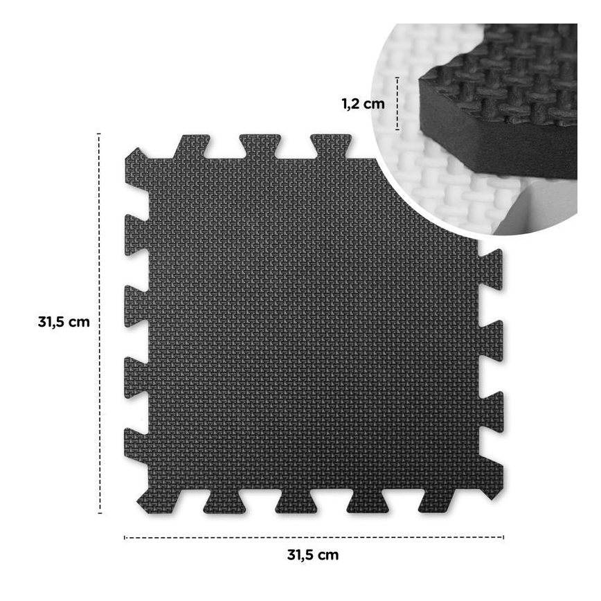 KINDERKRAFT - Penové puzzle LUNO 30ks šedá/žltá