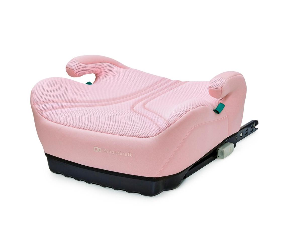 KINDERKRAFT - Podsedák do auta I-BOOST 2 PRO i-Size 125–150 cm ružový KCIBOO02PNKPR00