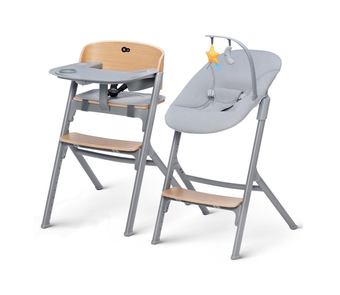KINDERKRAFT SELECT 3v1 LIVY Premium dub + lehátko CALMEE pre deti KHLICA00WOD0000