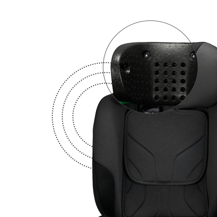 KINDERKRAFT SELECT - Autosedačka I-FIX (40-150 cm) Grafitová čierna