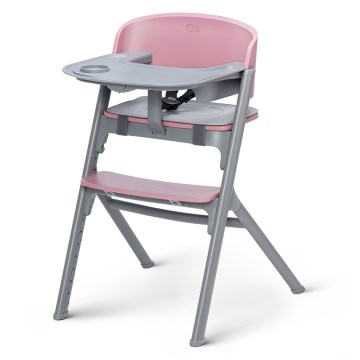KINDERKRAFT SELECT - Detská jedálenská stolička 3v1 LIVY Premium Aster pink