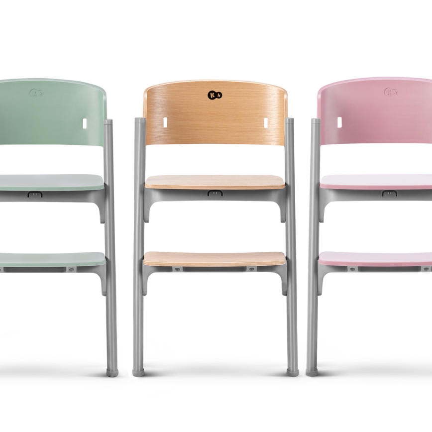 KINDERKRAFT SELECT - Detská jedálenská stolička 3v1 LIVY Premium Aster pink