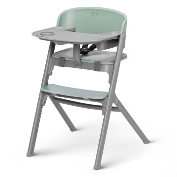 KINDERKRAFT SELECT - Detská jedálenská stolička 3v1 LIVY Premium Olive green