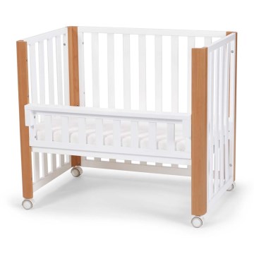 KINDERKRAFT SELECT - Detská postieľka 4v1 KOYA Premium buk/borovica